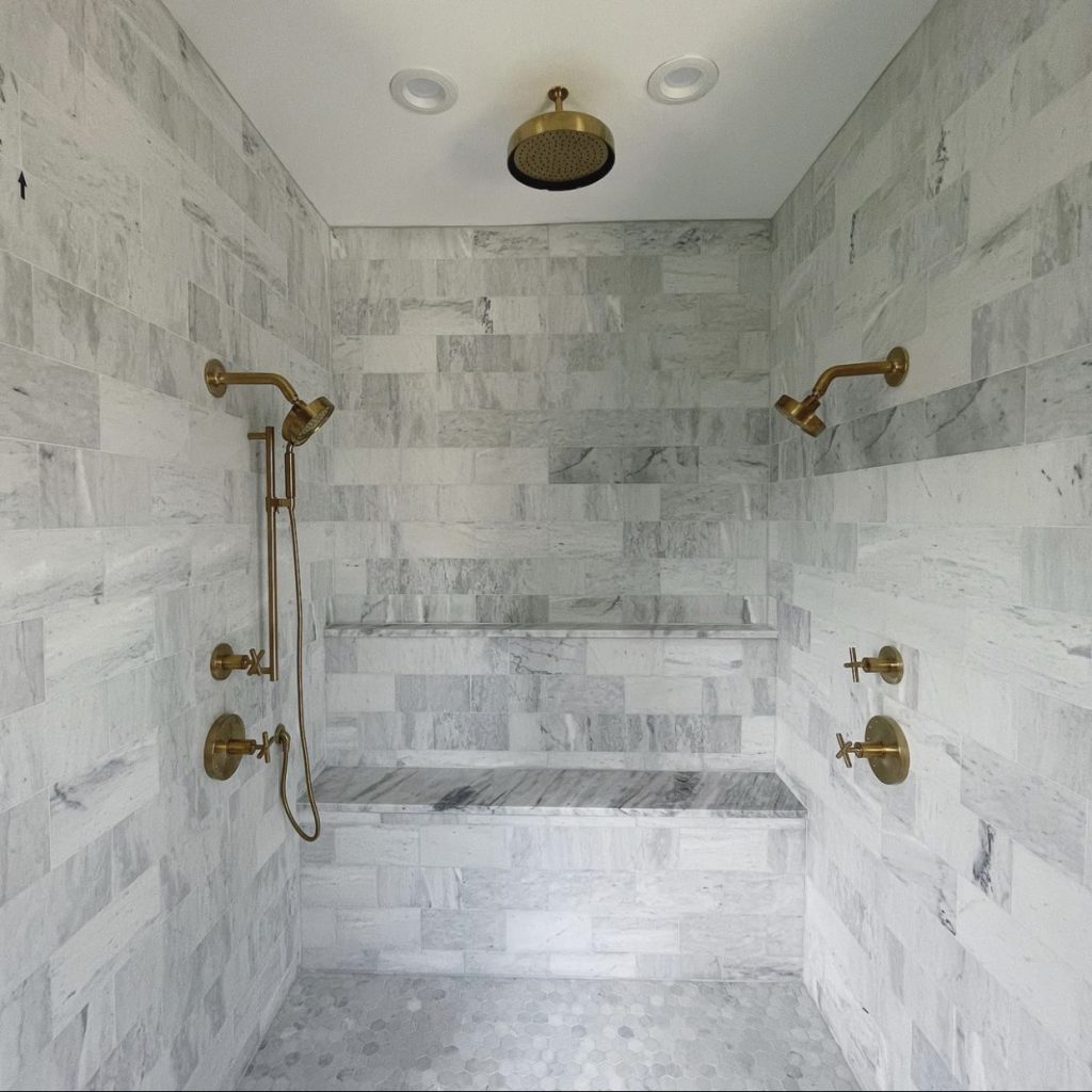 Gold KOHLER faucets and fixtures from Crescent Supply